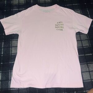 Anti Social Social Club light pink tshirt